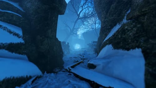 Moving Through The Ancient Gorge