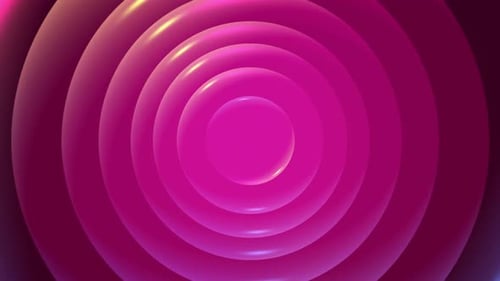 Abstract Rotation Of Pink Circle