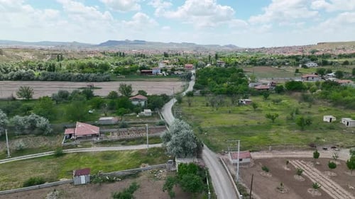 Background of mountains aerial view 4 K Turkey