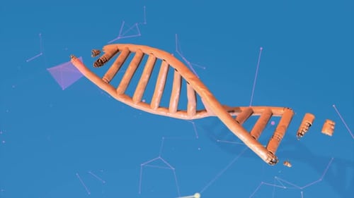 Création de brins DNA Helix avec Plexus Pivoting Shot