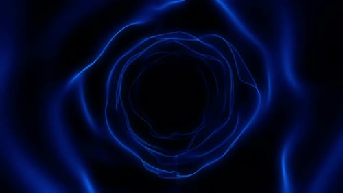 Ambient Wave Tunnel 4K