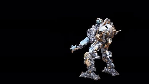 87 robot de pie 2H ataque mágico 4K