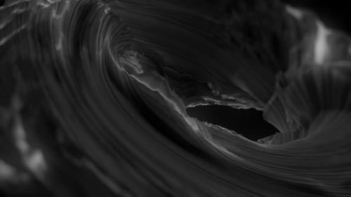 Dark Abstract Fluid Organic Waves Motion Background