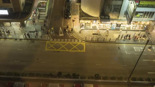 Timelapse Night Hong Kong