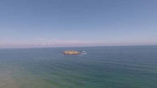 Aerial Rocky Island