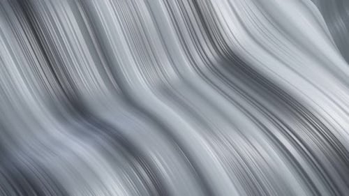 Black And White Wave Amorphous Background Loop 4K H.264