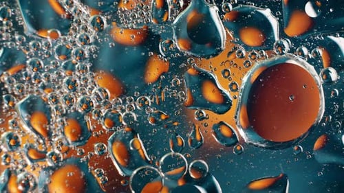 The Metal Sheet Is Pressed Into the Surface Forming Bubbles and an Iridescent Sheen When It Shines