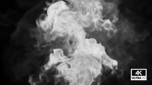 Realistic White Smoke Rising