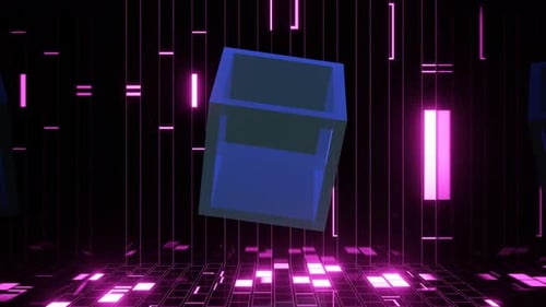 VJ Loop Rotação abstrata de metamorfoses geométricas