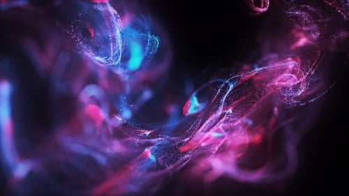 Glowing Particles Background Loop 4K