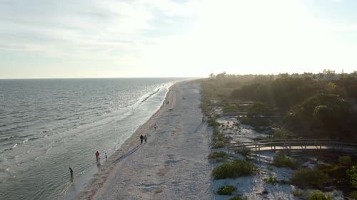 Sanibel Beach At Sunset
