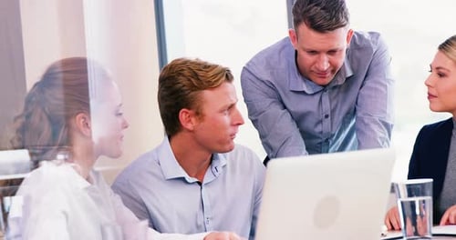 Team Collaboration in Modern Office Environment