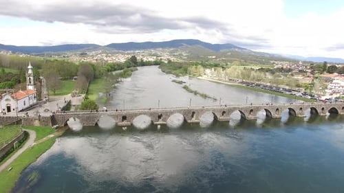 Roman Bridge of Ponte Lima, Portugal