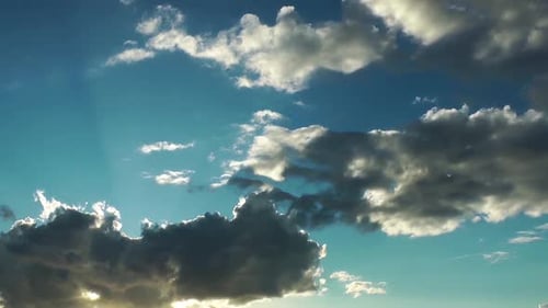 Sky Sun Clouds Dark Rain Time Lapse