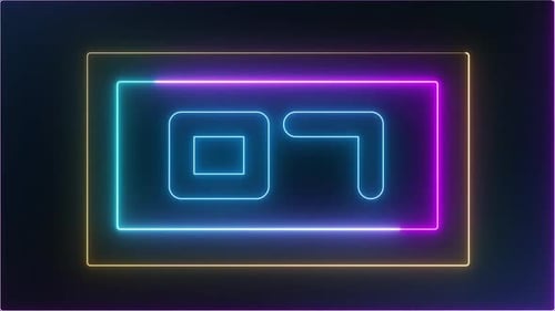Neon Countdown 10 Second