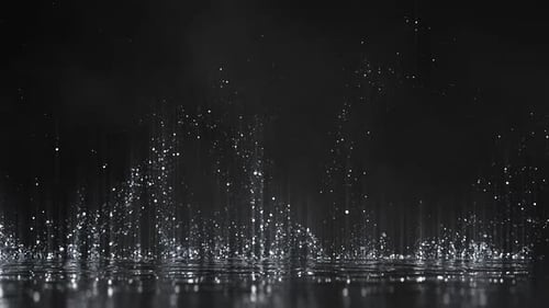 Silver Particles Background 01 HD