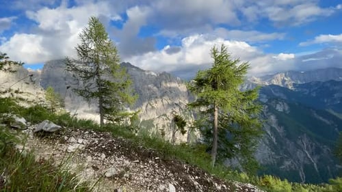 Clouds and Mountain Timelapse