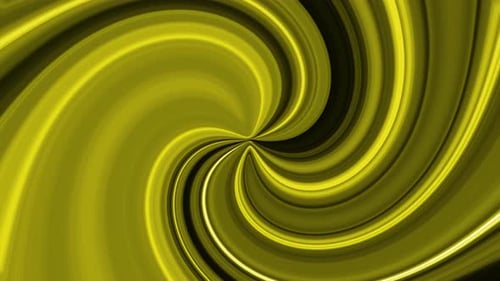 Dynamic Abstract Yellow Swirling Vortex Background Loop