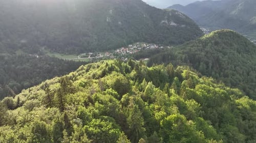 Landschaft im frühen Frühling