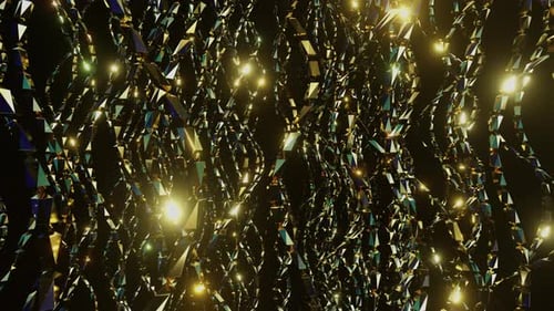 Luxury In Gold Chain Tunnel 04 4K