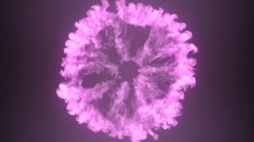 Dynamic Glowing Smoke Burst Reveal