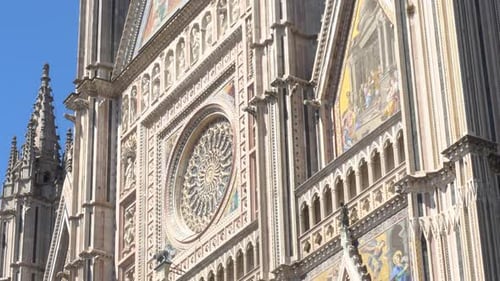 Catedral del Duomo de Orvieto en Toscana, Italia, Europa.