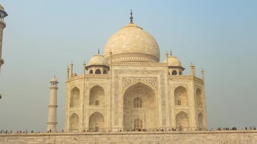 Famous Mausoleum Taj Mahal in Agra, India