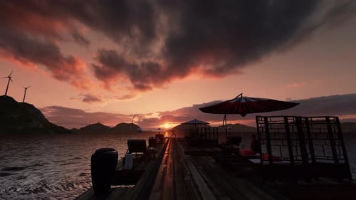 Yoga Girl, Beach and Sunset