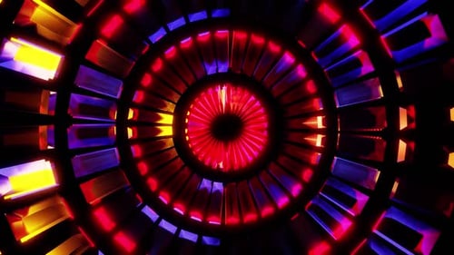 Wheel Colored Vj Loop Background HD