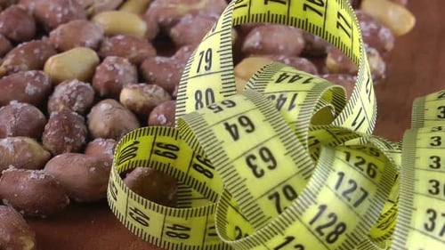 Roasted Peanut With Tape Measurement Turning 14