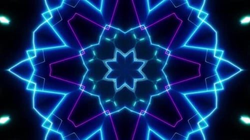 Retro Laser Beam VJ Light Loop 4K 06