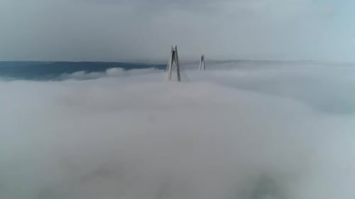 Yavuz Sultan Selim Bridge Aerial Shot