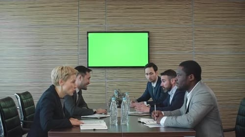 Diverse Business Team Meeting in a Conference Room