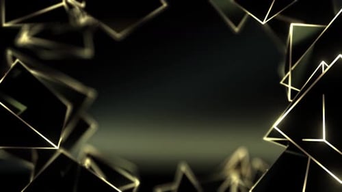 Pyramid Triangle Luxury Background