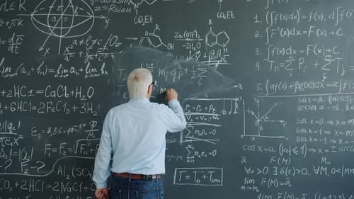 Professor Teaching Class Then Leaving Because of Students Throwing Paper at Him