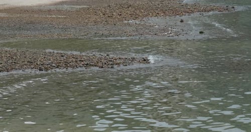 Küste mit Fels und Stein
