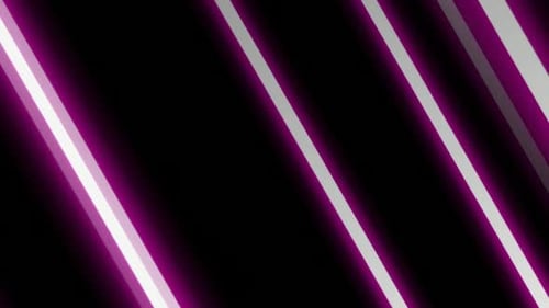 Abstract Glowing Diagonal Neon Lines Animation