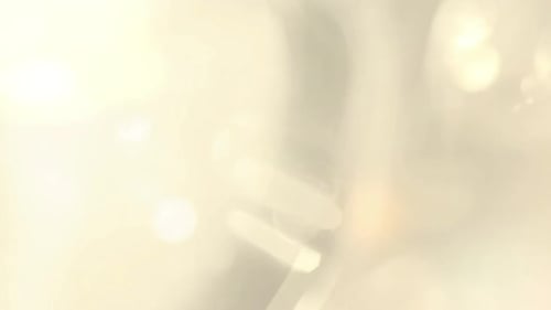 Fundo de partículas de luzes bokeh ouro