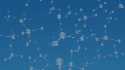 Abstract Molecular Structure Network Animation for Science
