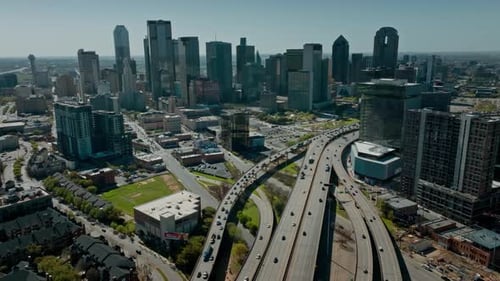 Dallas Texas City Skyline