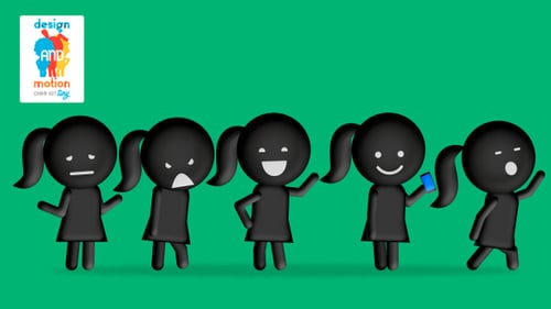 Minimalist Animated Female Character: Diverse Actions and Loops Kit