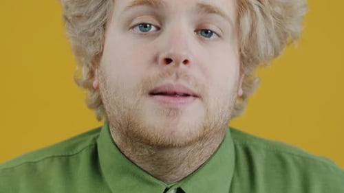 Close Up of Young Adult Talking