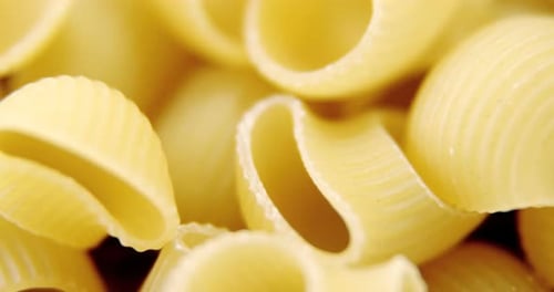 Rigate- und Lumaconi-Rigati-Nudeln pipettieren