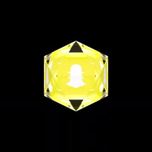 Kristall-Snapchat-Symbolanimation