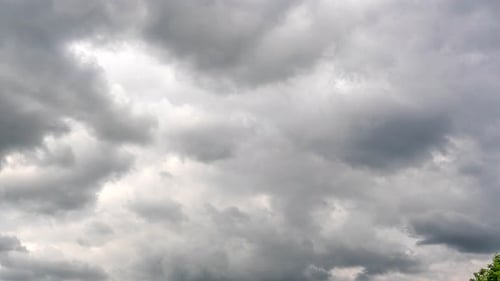 Time Lapse of Overcast Gray Clouds