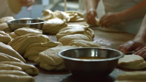 Production of Desserts.