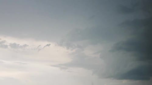 Timelapse of Clouds Moving Quickly Across Sky