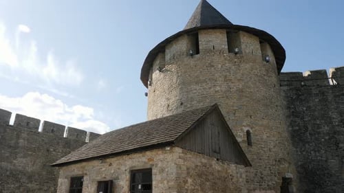 Stone tower and walls