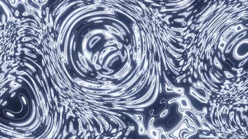 Neon Silver Bubble Vj Loop 4K