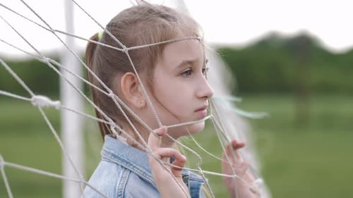 Sad Depressed Girl Feels Lonely